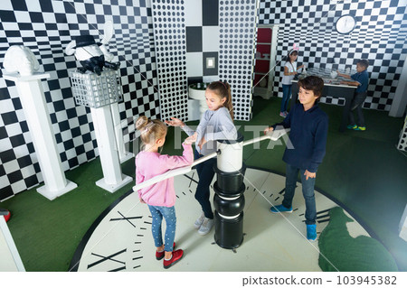 Exciting adventure for kids in chess quest room 103945382