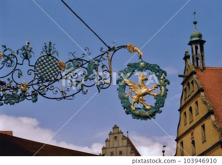 Stylish billboards of southern German cities 103946910