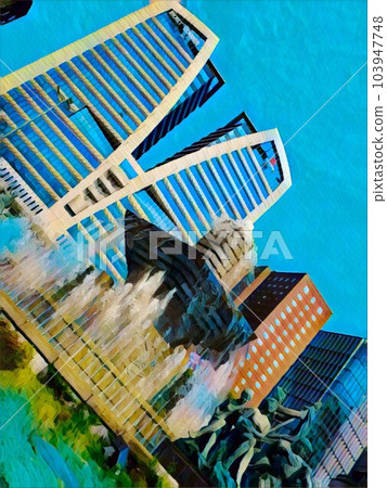 建築與噴泉圖片 建築與噴泉圖片 103947748