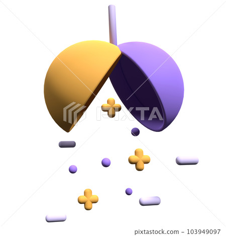 Mexican pinata icon. 3d rendering of a pinata. PNG illustration with transparent background. Pinata 3d illustration Mexican pinata icon. 3d rendering of a pinata. PNG illustration with transparent background. Pinata 3d illustration 103949097