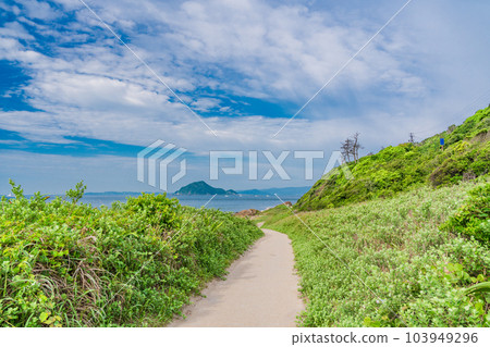 [愛知縣] 伊良湖岬、小井濱海灘、人行道 103949296