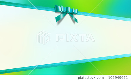 Stylish green background design with ribbon Stylish green background design with ribbon 103949651