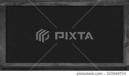 A marker board that shines with a highlighter, a sooty black frame A marker board that shines with a highlighter, a sooty black frame 103949714