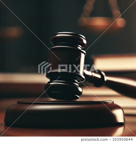 Judge gavel on table Judge gavel on table 103950644