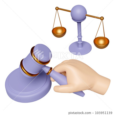 3d judge gavel, hand holding hammer auction with justice scales, stand isolated. law, justice system symbol concept, 3d render illustration 3d judge gavel, hand holding hammer auction with justice scales, stand isolated. law, justice system symbol concept, 3d render illustration 103951139
