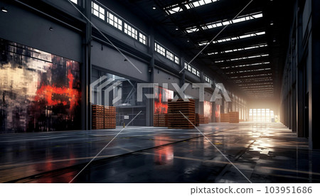 物流倉庫背景素材 103951686