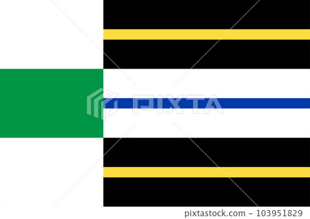 Flag of Stadskanaal town and Municipality (Groningen, Grinslan or Grunn province, Kingdom of the Netherlands, Holland) 103951829