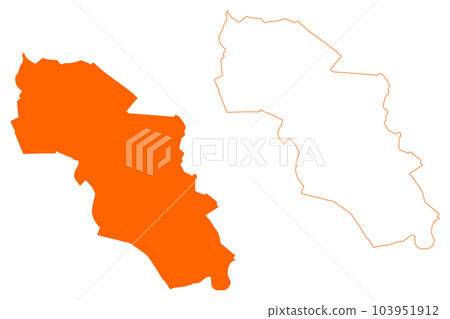 Bunnik municipality (Kingdom of the Netherlands, Holland, Utrecht province) map vector illustration, scribble sketch map Bunnik municipality (Kingdom of the Netherlands, Holland, Utrecht province) map vector illustration, scribble sketch map 103951912