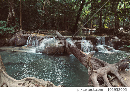 Waterfall in Thailand. 103952093