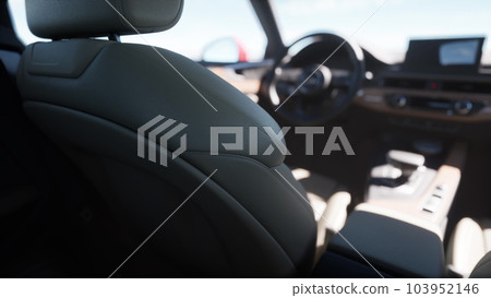 inside Interior of prestige modern car inside Interior of prestige modern car 103952146