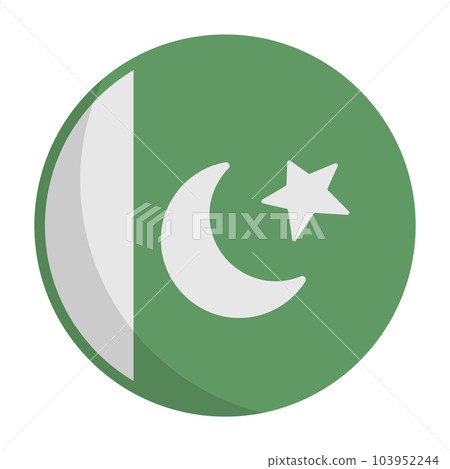 巴基斯坦國旗圖標圈 巴基斯坦國旗圖標圈 103952244