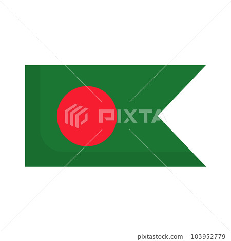 Modern bangladesh flag icon. vector. 103952779