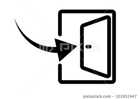 Entry icon, open the door and enter 103952947