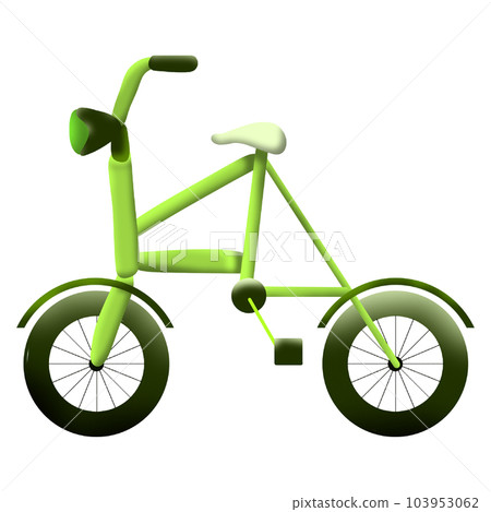 Green bicycle for save world Green bicycle for save world 103953062