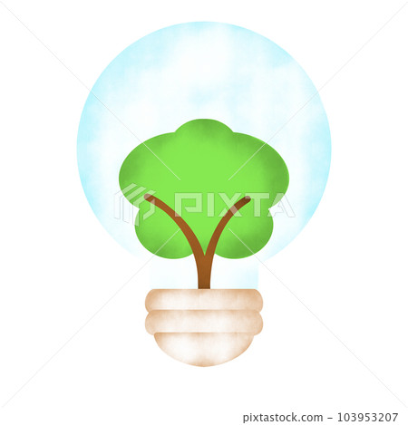 The tree in the light bulb  103953207