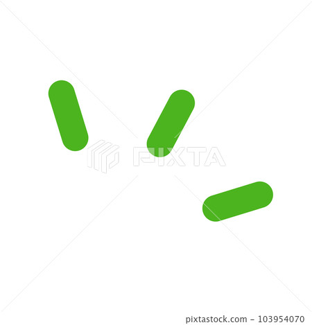 Green highlight pop icon. surprise or reaction. vector. Green highlight pop icon. surprise or reaction. vector. 103954070