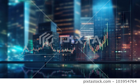 Double exposure of business financial investment and graph with city and economic background, invest in stock markets concepts, data indicators analysis, with Generative Ai. Double exposure of business financial investment and graph with city and economic background, invest in stock markets concepts, data indicators analysis, with Generative Ai. 103954764