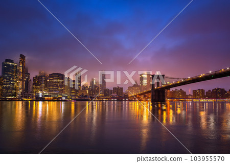 View on Manhattan at night View on Manhattan at night 103955570