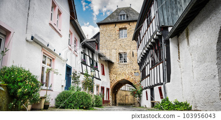 historic town center of Blankenheim in the eifel region historic town center of Blankenheim in the eifel region 103956043