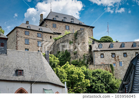 historic castle blankenheim in the eifel hills historic castle blankenheim in the eifel hills 103956045