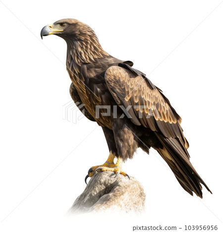 Eagle Bird Isolated. Illustration AI Generative 103956956