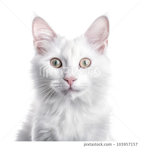 Cat portrait isolated. Illustration AI Generative Cat portrait isolated. Illustration AI Generative 103957157