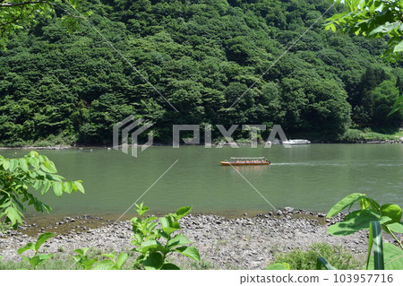 Mogami River Japan's three major rapids Mogami River Japan's three major rapids 103957716