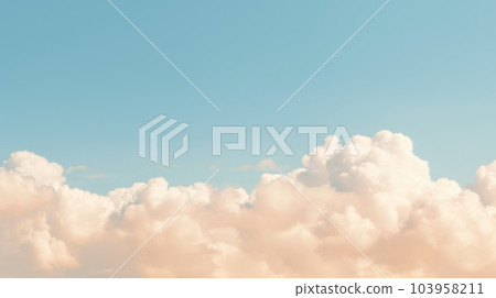 Beautiful sky on colorful gentle light day background.Picturesque 103958211