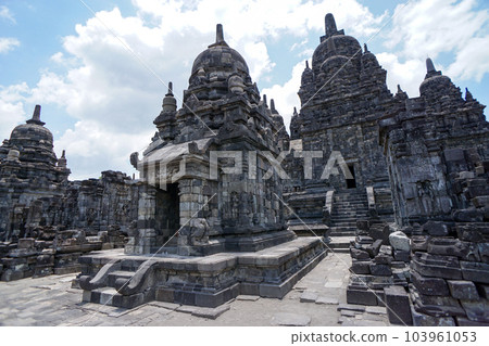 Beautiful Buddhist ruins of Sewu Temple (Prambanan Temple Complex) Beautiful Buddhist ruins of Sewu Temple (Prambanan Temple Complex) 103961053