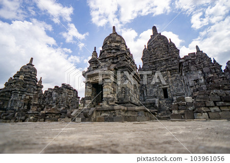 Low angle shot of Sewu Temple (Prambanan Temple Complex) 103961056