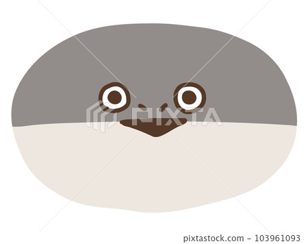 Reconstructed model of a cute Sakaban Baspis / hand-drawn illustration material Reconstructed model of a cute Sakaban Baspis / hand-drawn illustration material 103961093