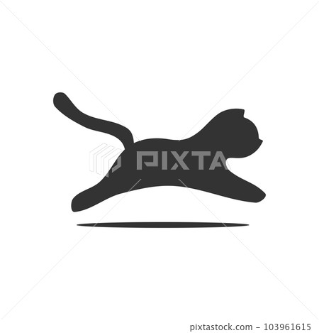 cat logo template. Icon Illustration Brand Identity. Isolated and flat illustration. Vector graphic 103961615
