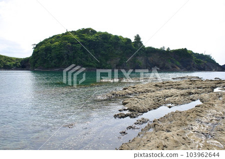 Shimane Peninsula Geopark Lava Island Kaga Katsurashima 103962644