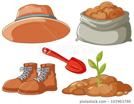 Set of planting element Set of planting element 103963780