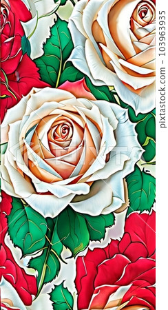 Rose background illustration AI image Rose background illustration AI image 103963935