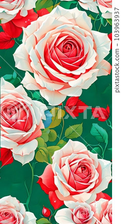 Rose background illustration AI image Rose background illustration AI image 103963937