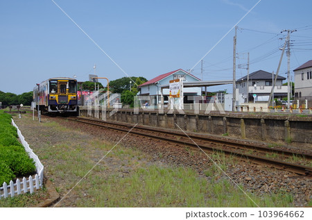 常陸那珂海濱鐵道安字浦站和電車 常陸那珂海濱鐵道安字浦站和電車 103964662
