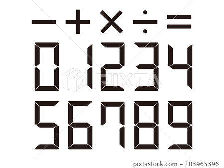 Quadruped arithmetic and digital numbers from 0 to 9 Quadruped arithmetic and digital numbers from 0 to 9 103965396