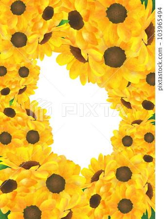 向日葵田水平框架 103965494