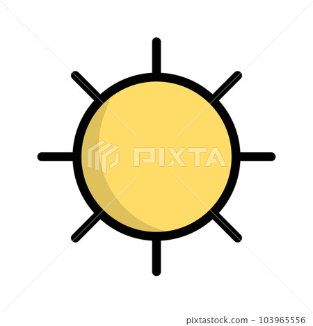 pop sun icon pop sun icon 103965556