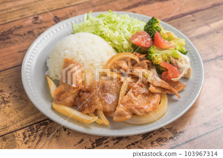 豬肉烤肉午餐 豬肉烤肉午餐 103967314