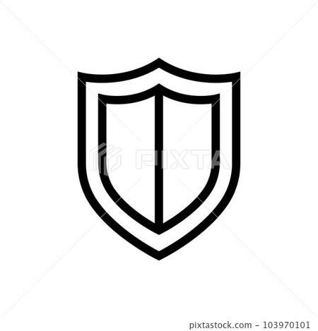 Shield Icon - Vector, Sign and Symbol for Design, Presentation, Website or Apps Elements. 103970101