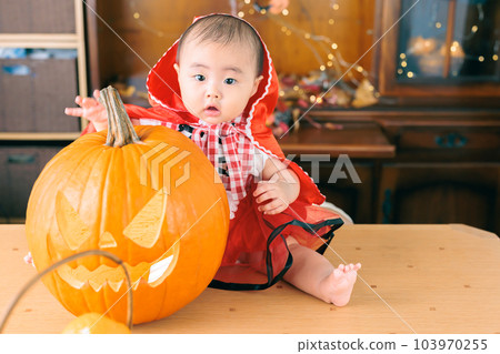 萬聖節在家 小紅帽寶寶 103970255