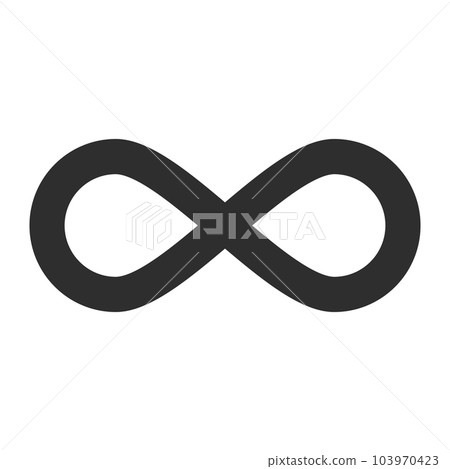 Simple infinity icon. Infinity. vector. Simple infinity icon. Infinity. vector. 103970423