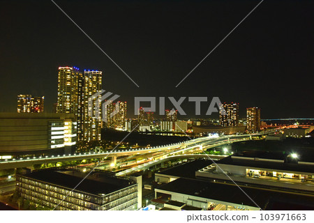 Tokyo Toyosu Night View 103971663
