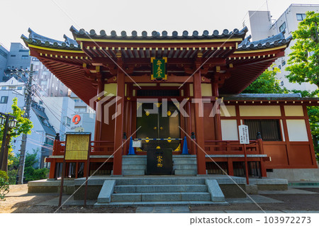 東京經典觀光地淺草、淺草寺、弁天堂 103972273