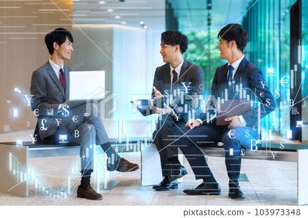 Businessman working in the office shooting cooperation "LINK FOREST" Businessman working in the office shooting cooperation "LINK FOREST" 103973348