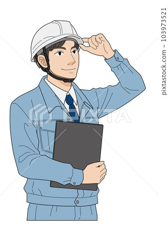 Young site supervisor working at a construction company 103973521