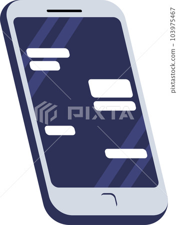 SmartPhone, Mobile phone. flat style cartoon illustration. SmartPhone, Mobile phone. flat style cartoon illustration. 103975467