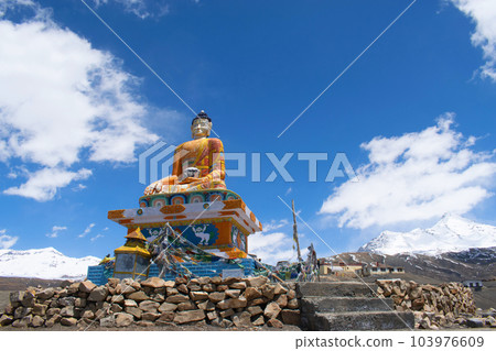 Langza Buddha statue, Spiti, Himachal Pradesh, India Langza Buddha statue, Spiti, Himachal Pradesh, India 103976609
